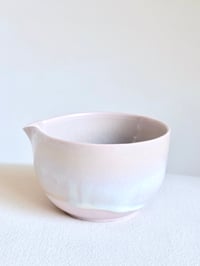 Image 2 of Cherry Blossom Matcha Bowl - Light Pink with Opalescent 2