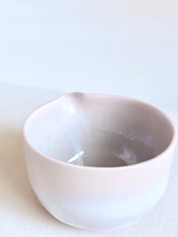 Image 4 of Cherry Blossom Matcha Bowl - Light Pink with Opalescent 2