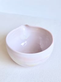 Image 4 of Cherry Blossom Matcha Bowl - Blush Pink Marble 3