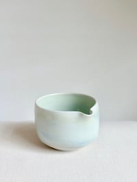 Image 1 of Mint and Blue Marble Matcha Bowl