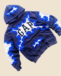 Image 3 of GAP CRACKY NAVY HOODIE SIZE L