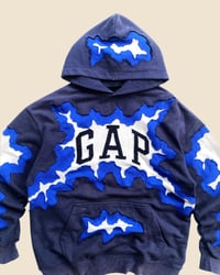 Image 4 of GAP CRACKY NAVY HOODIE SIZE L
