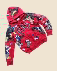 Image 2 of GAP BATIK FLOW PATCHWORKS ZIPHOODIE SIZE M