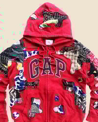 Image 7 of GAP BATIK FLOW PATCHWORKS ZIPHOODIE SIZE M