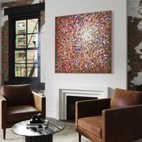 Image 7 of 'Vesperi III' - 125x125cm, FRAMED
