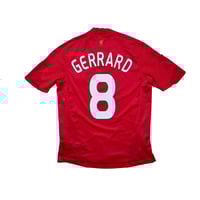Image 2 of Liverpool Home Shirt 2009 - 2010 (M) Gerrard 8 