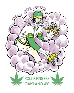 Image of ROLLIE FINGERS Tee
