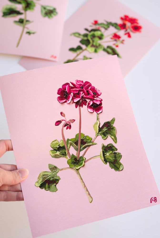 Image of GERANIUM III - GICLÉE PRINT