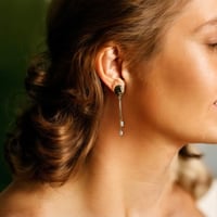 Image 2 of Boucles longues - perles