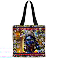 Image 2 of Jai Shree Krishna tote bag 45x45cm