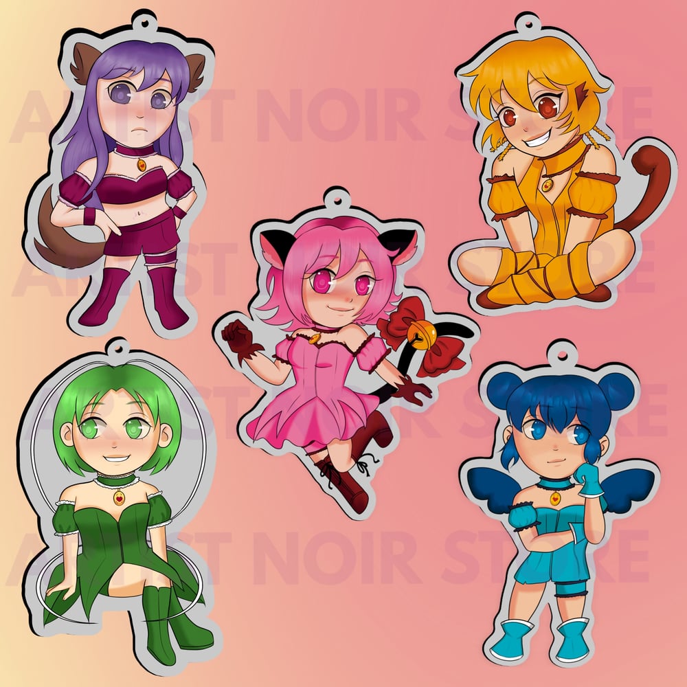 Image of Tokyo Mew Mew acrylic keychains