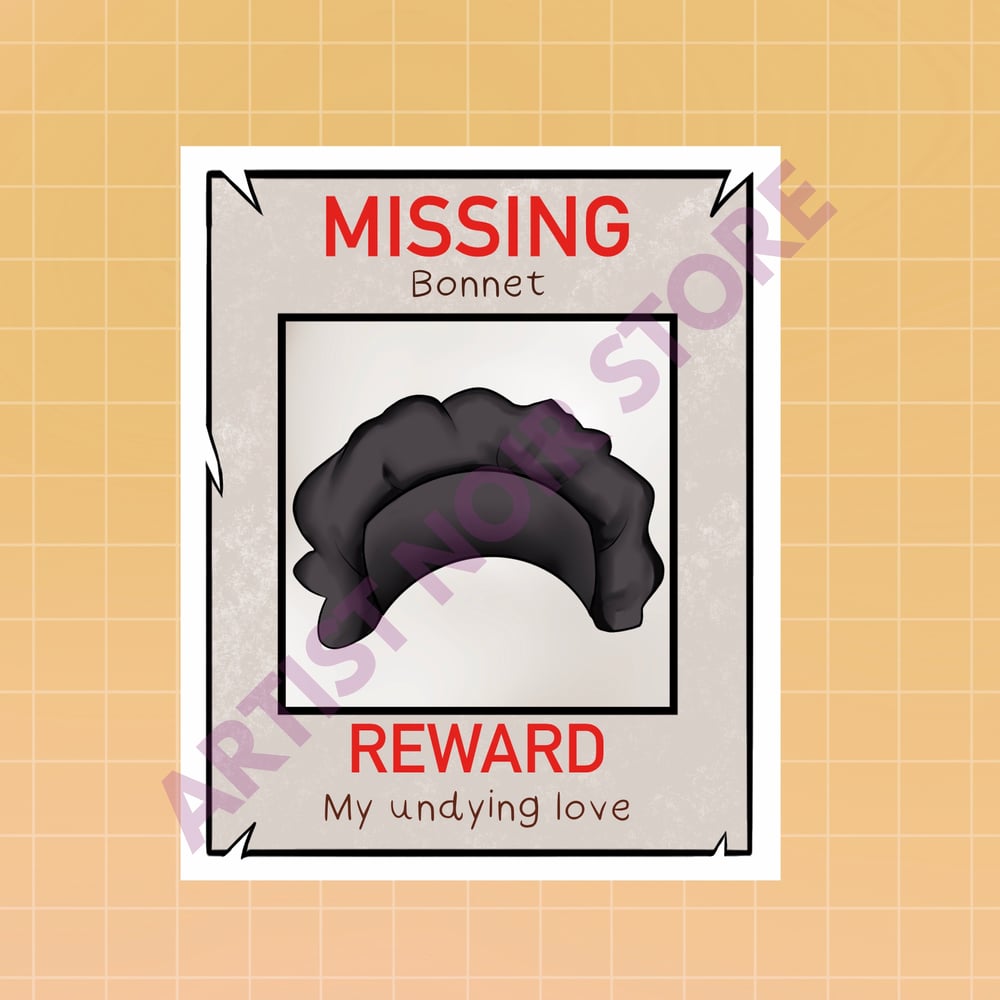 Image of Bonnet sticker 