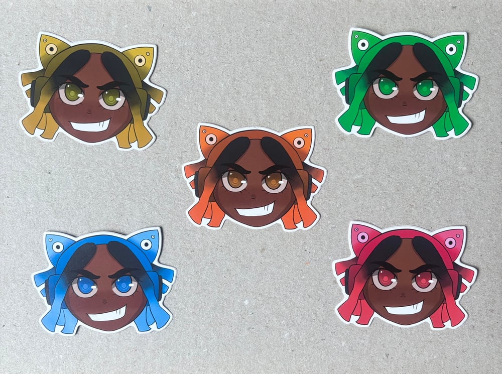 Image of Gamer girl stickers