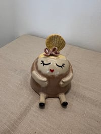 "Peaceful Lady" Ceramic Figurine by KKS Keramik Color 03