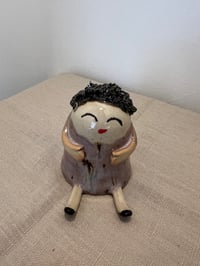 "Peaceful Lady" Ceramic Figurine by KKS Keramik Color 04