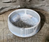 Image 1 of Grey and cream run medium bowl 