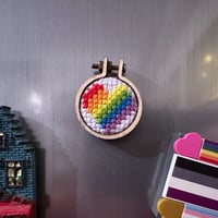 Image 2 of Magnet Cœur Rainbow