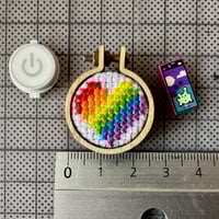 Image 1 of Magnet Cœur Rainbow