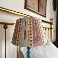 Image 4 of "Rosemary" - hand painted lampshade for a table lamp