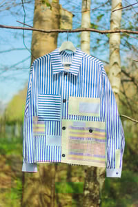 Image 1 of The Blue Patchwork Jacket