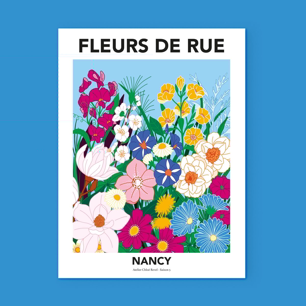 Affiche Fleurs de rue 5