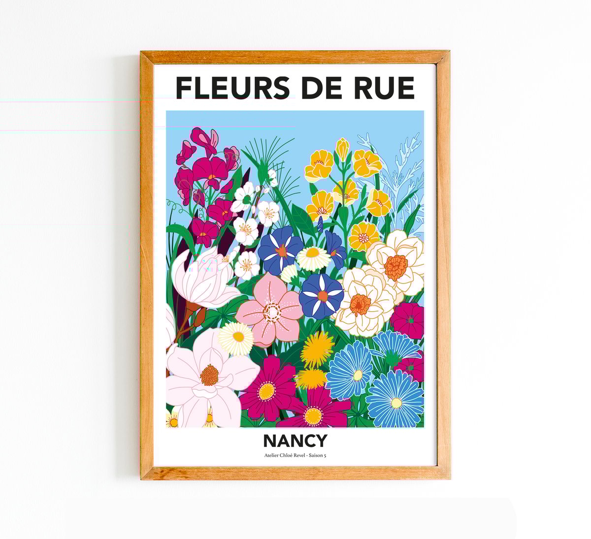 Affiche Fleurs de rue 5