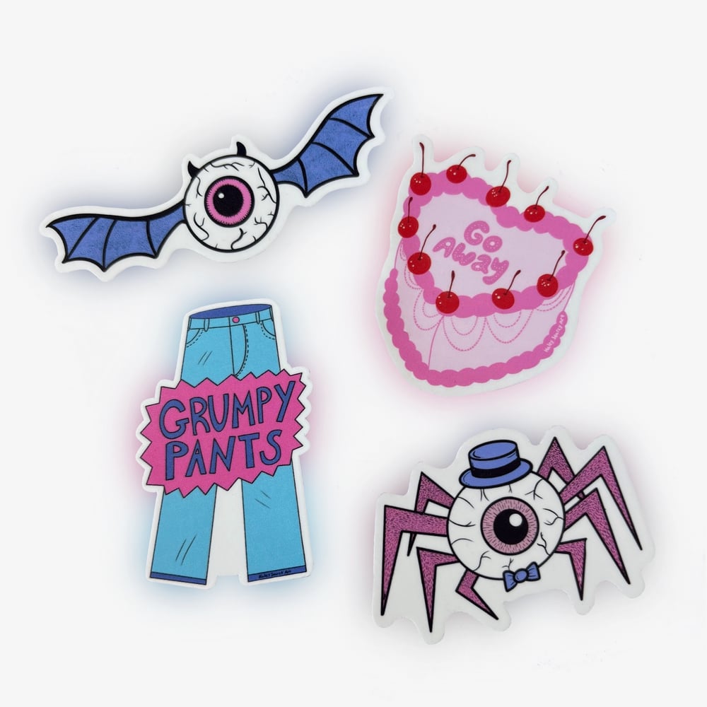 Dapper Eyeball Monster Sticker
