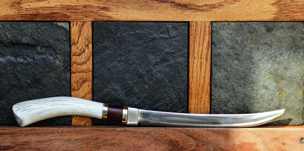 Image of 8" High Carbon fillet Knife