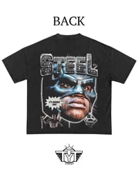 Image 2 of Oversized Cropped 'Steel 2.0' Shirt