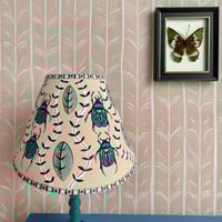 Image 1 of "The Arabella" - Hand Painted Decorative Shade for a Table Lamp