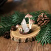 Fungi decoration with rock crystal