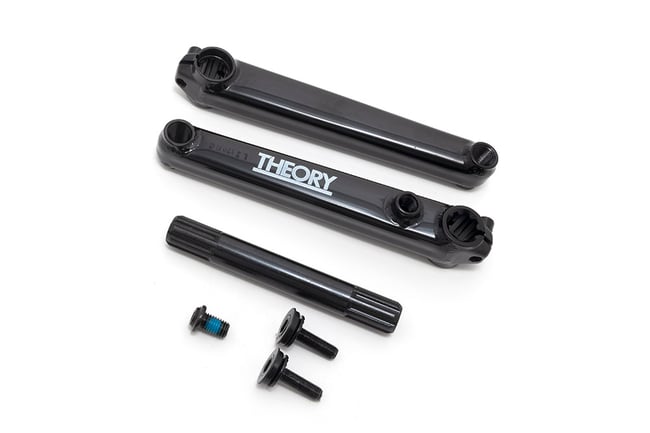 THEORY BIKELIFE CONSERVE 175mm 3pc CRANKS w/175mm LENGTH SPINDLE