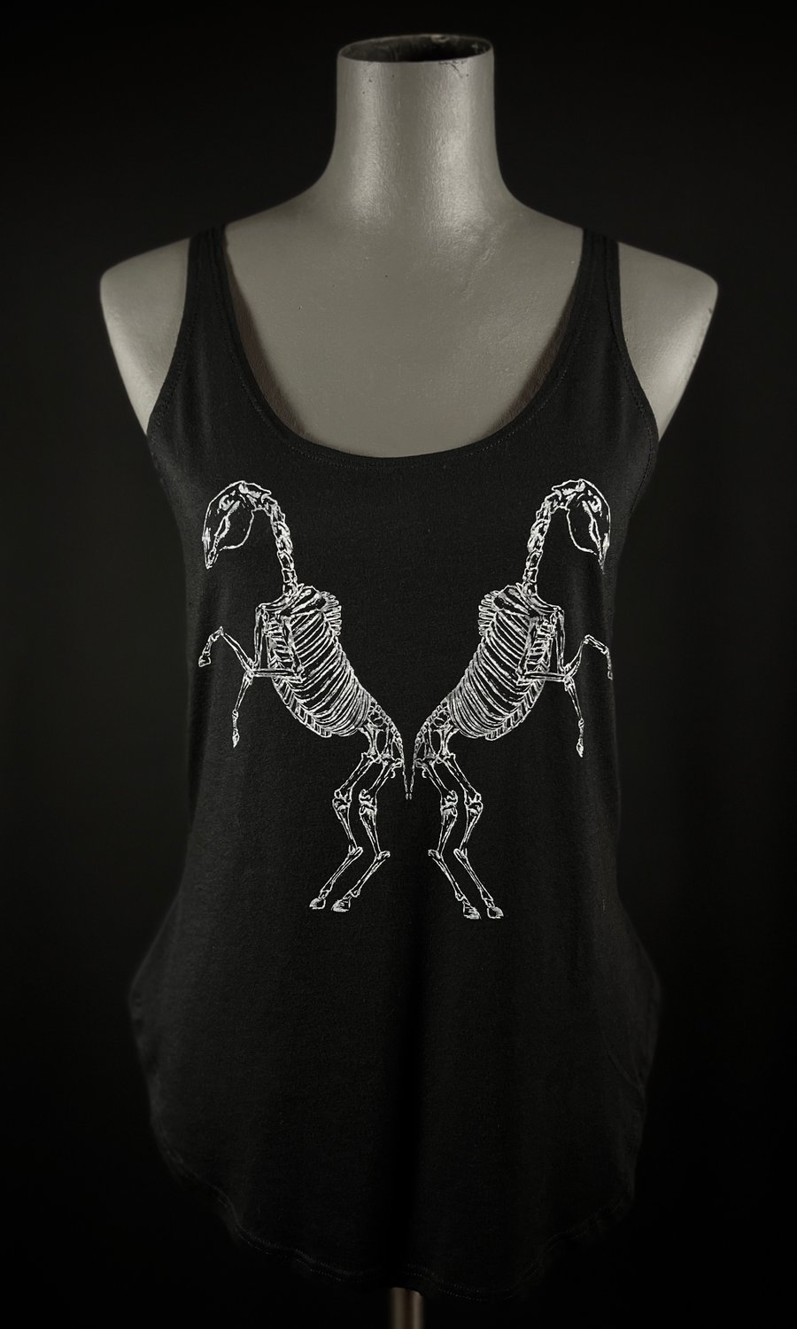 Image of HORSE SKELETON SIDE SLIT TANK
