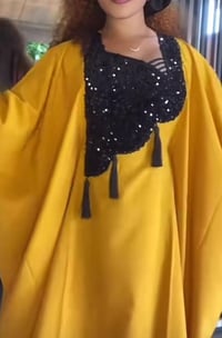 Image 1 of  Majesty Sequin Kaftan (with Tassels)