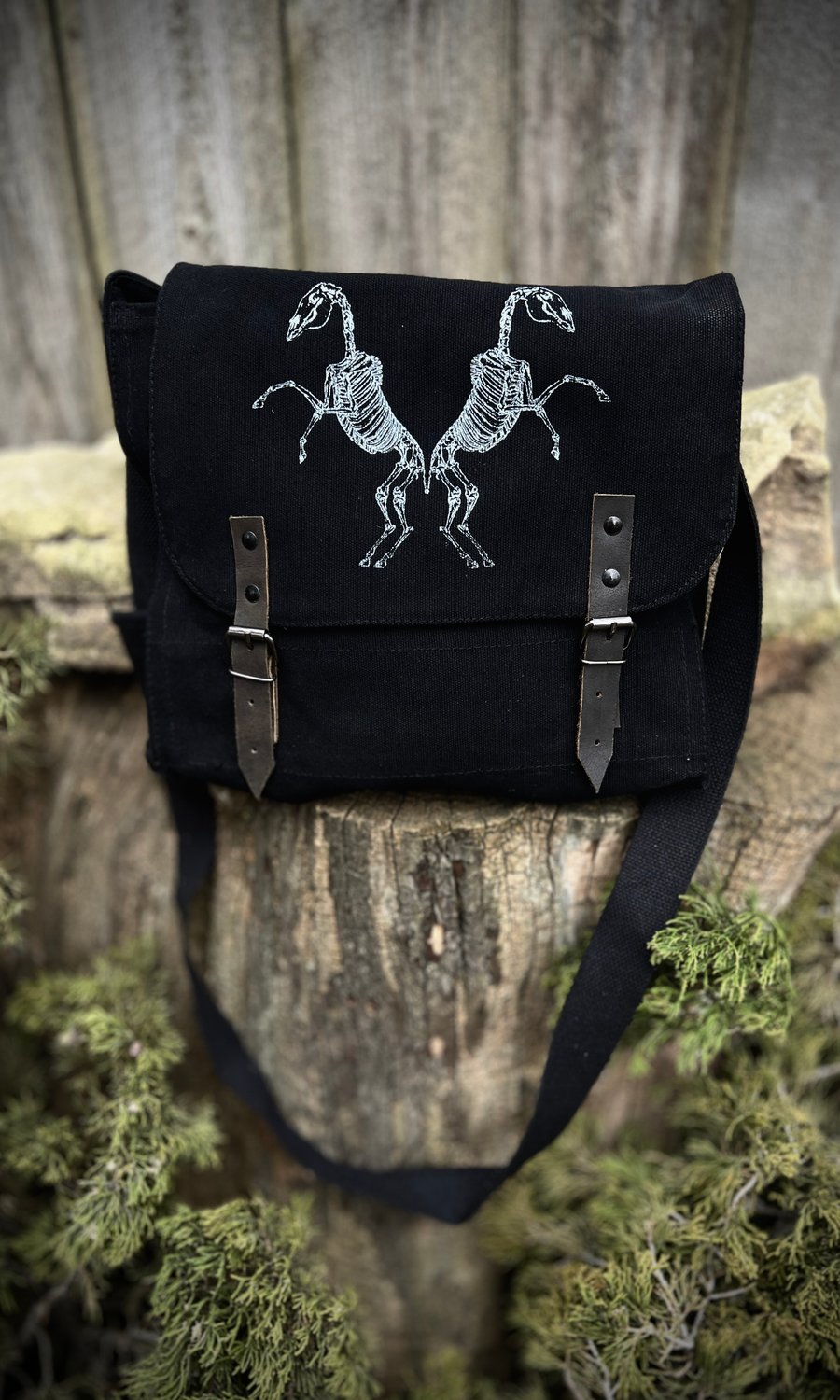 Image of HORSE SKELETON CROSSBODY BAG