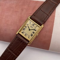 Seiko Vintage Tank Roman Dial Quartz ref. 1400-6820