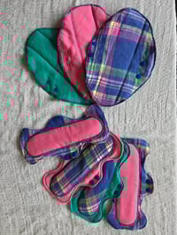 Image 2 of Linen Pad Set for Teens & Petites - Vibrant Plaid Mix