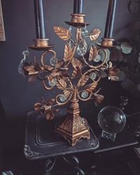 Image 2 of Gold & Roses candlabra 