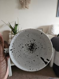 Image 3 of PRISSY VINTAGE Pre-owned Bone china hand painted splatter mug 