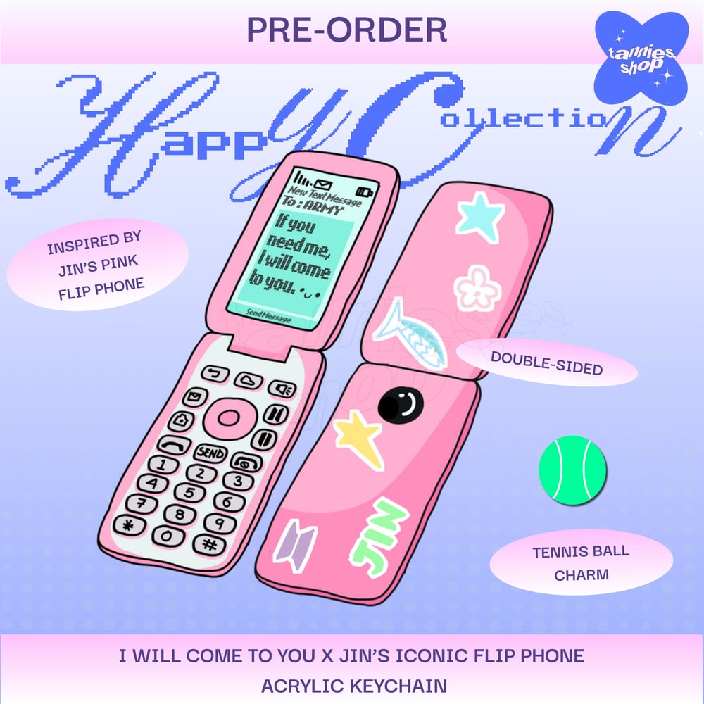 Image of I Will Come To You Acrylic Keychain