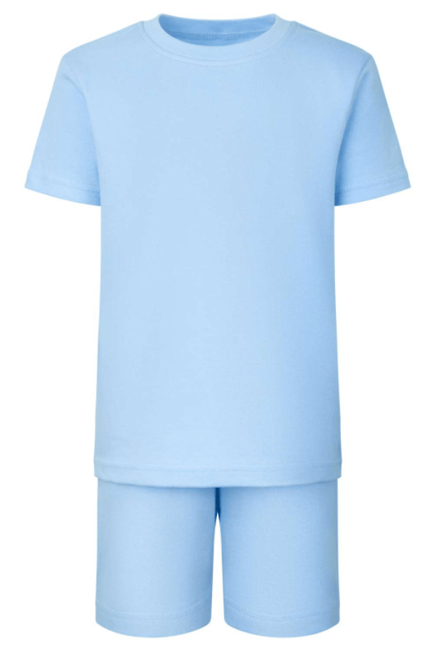 Image of The Strawberry Patch Gnomes - Tee & Short Set Baby Blue