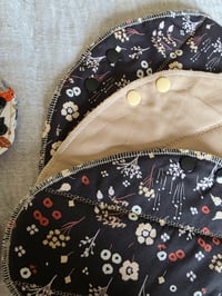 Image 4 of Organic Cotton Pad Set for Teens & Petites- Mushrooms & Meadow Flowers