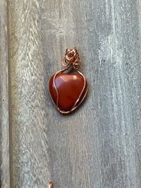 Image 2 of Red Jasper Heart Pendant 
