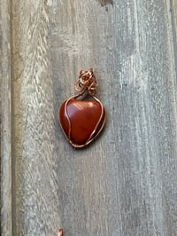 Image 3 of Red Jasper Heart Pendant 