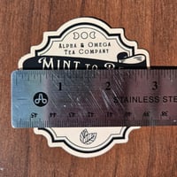 Image 2 of "Mint to Be" Vintage Apothecary Tea Label, 3"