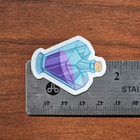 Image 3 of COTTAGECORE Potion Bottle Sticker Set, Cute Witchy Decal for Journaling &amp; Water Bottle, 2"