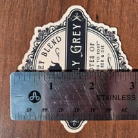 Image 3 of "Morally Grey" Vintage Apothecary Tea Label,  3"