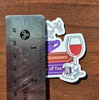 Image 3 of Vampire Romance is my Cup of Tea, Bookish Sticker, 2"