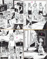 Image 1 of Night Walk Original Comic Pages