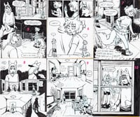Image 2 of Night Walk Original Comic Pages